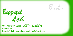buzad leh business card